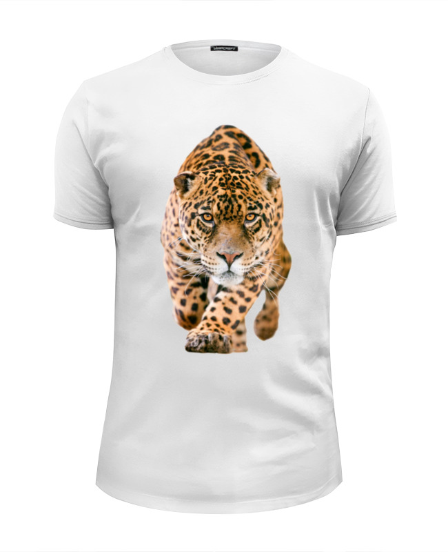 Printio Футболка Wearcraft Premium Slim Fit Леопард printio футболка wearcraft premium slim fit леопард