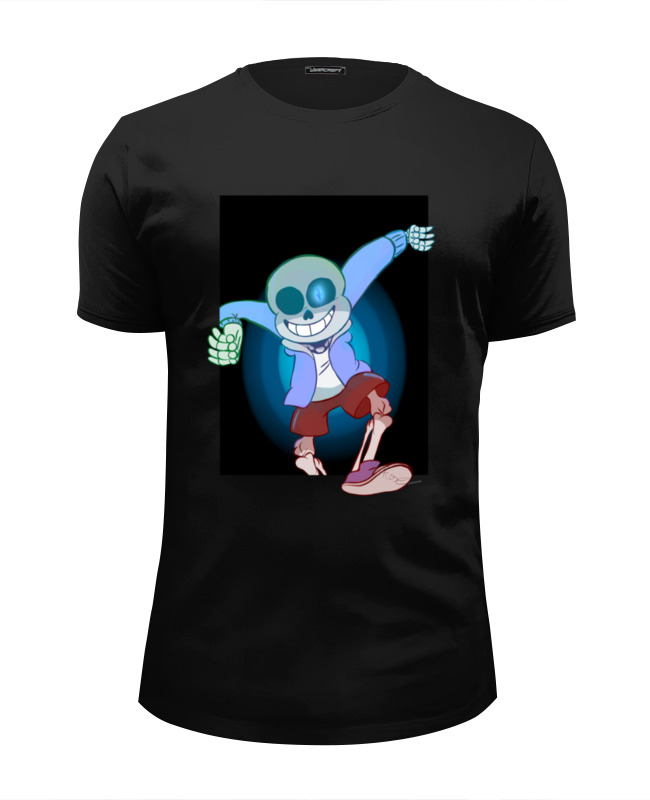 Printio Футболка Wearcraft Premium Slim Fit Санс из undertale.