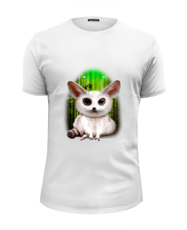 Printio Футболка Wearcraft Premium Slim Fit Фенек (лиса) мужская футболка лиса фенек s зеленый