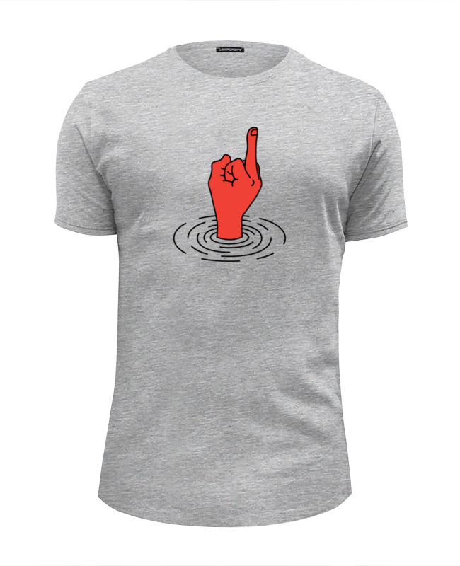 Printio Футболка Wearcraft Premium Slim Fit Red finger printio футболка wearcraft premium slim fit red finger