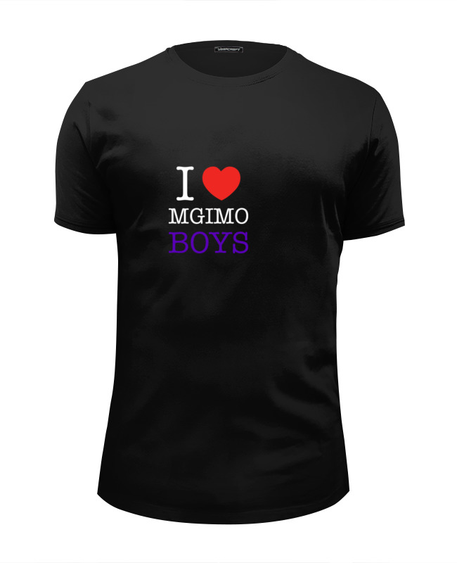 Printio Футболка Wearcraft Premium Slim Fit I love mgimo boys