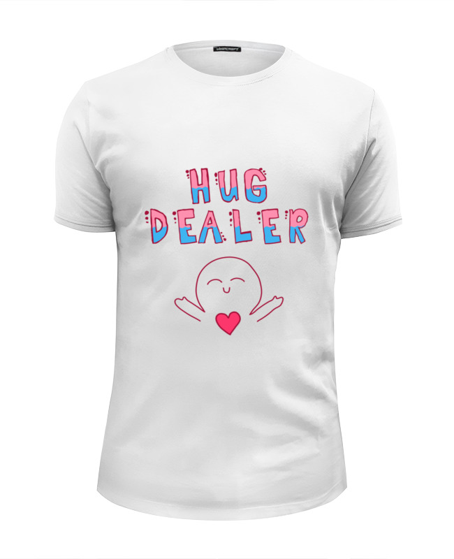 printio футболка wearcraft premium hug dealer Printio Футболка Wearcraft Premium Slim Fit Hug dealer обнимашки