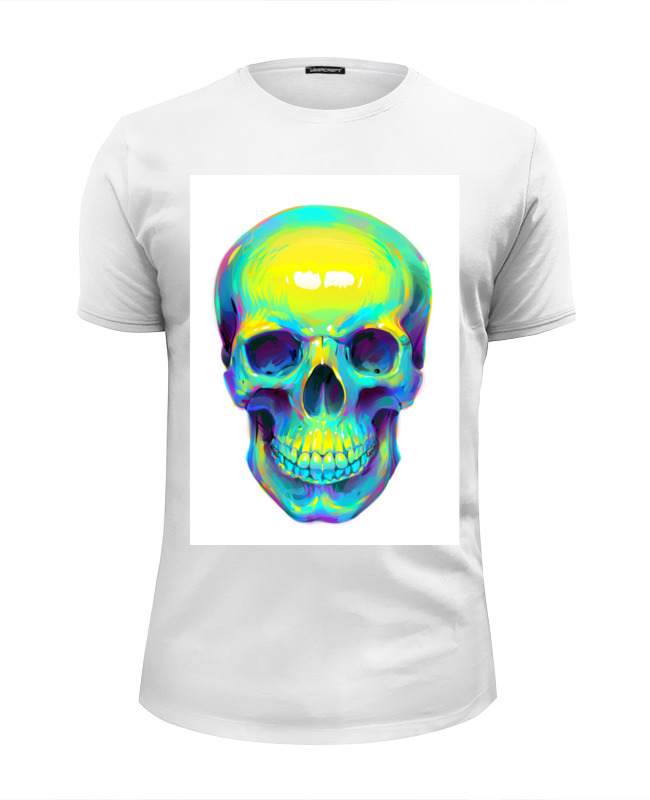 Printio Футболка Wearcraft Premium Slim Fit Colorfull skull printio футболка wearcraft premium slim fit colorfull skull