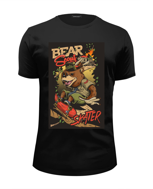 Printio Футболка Wearcraft Premium Slim Fit Bear skater printio футболка wearcraft premium slim fit bear skater
