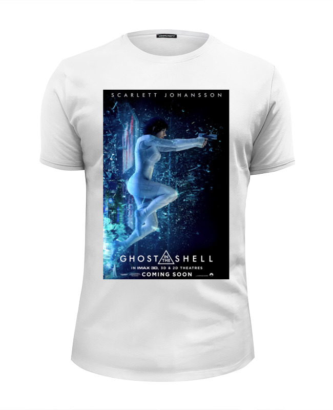 Printio Футболка Wearcraft Premium Slim Fit Призрак в доспехах / ghost in the shell