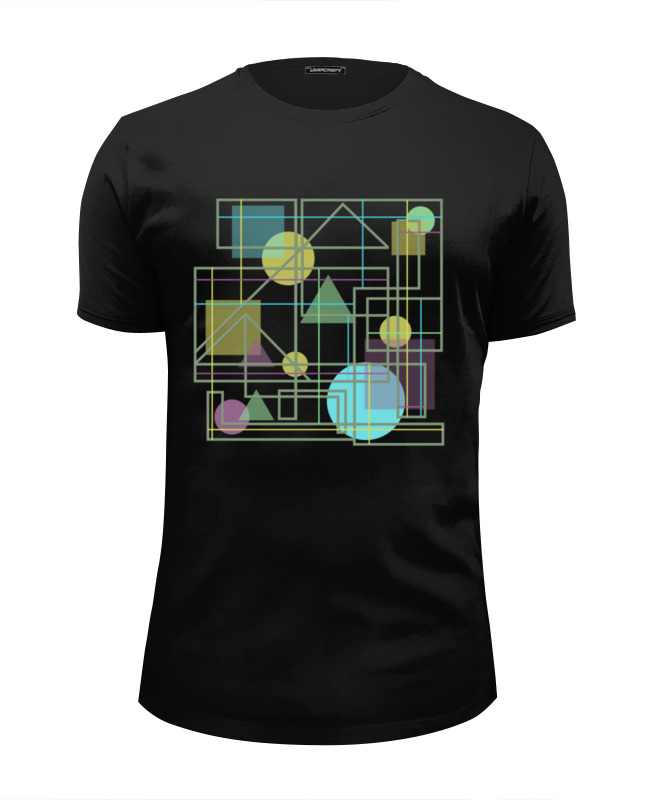 Printio Футболка Wearcraft Premium Slim Fit Геометрический узор