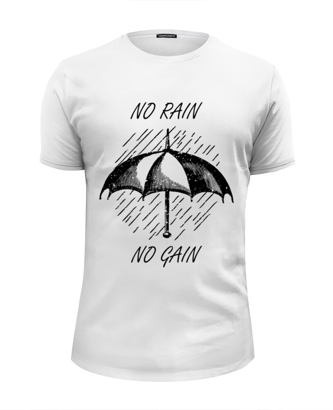 Printio Футболка Wearcraft Premium Slim Fit Дождь-дождь printio футболка wearcraft premium slim fit дождь дождь