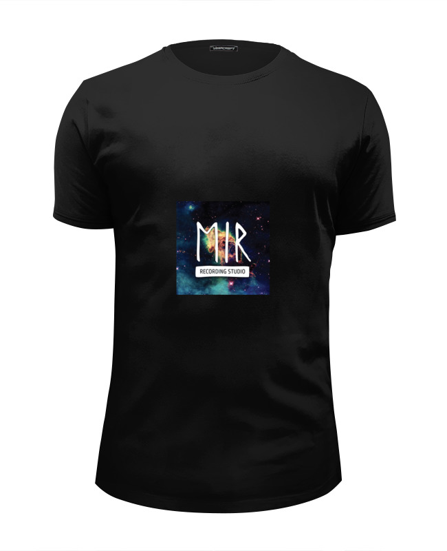 Printio Футболка Wearcraft Premium Slim Fit Mir black t-shirt