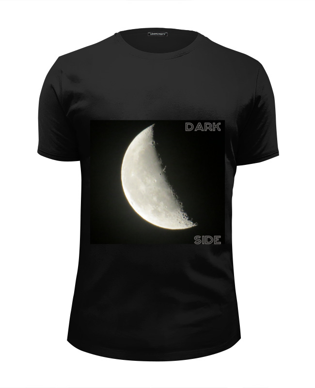 printio футболка wearcraft premium slim fit dark mark Printio Футболка Wearcraft Premium Slim Fit Moon dark - луна темная