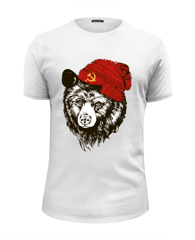 Printio Футболка Wearcraft Premium Slim Fit Медведь ссср printio футболка wearcraft premium slim fit белый медведь
