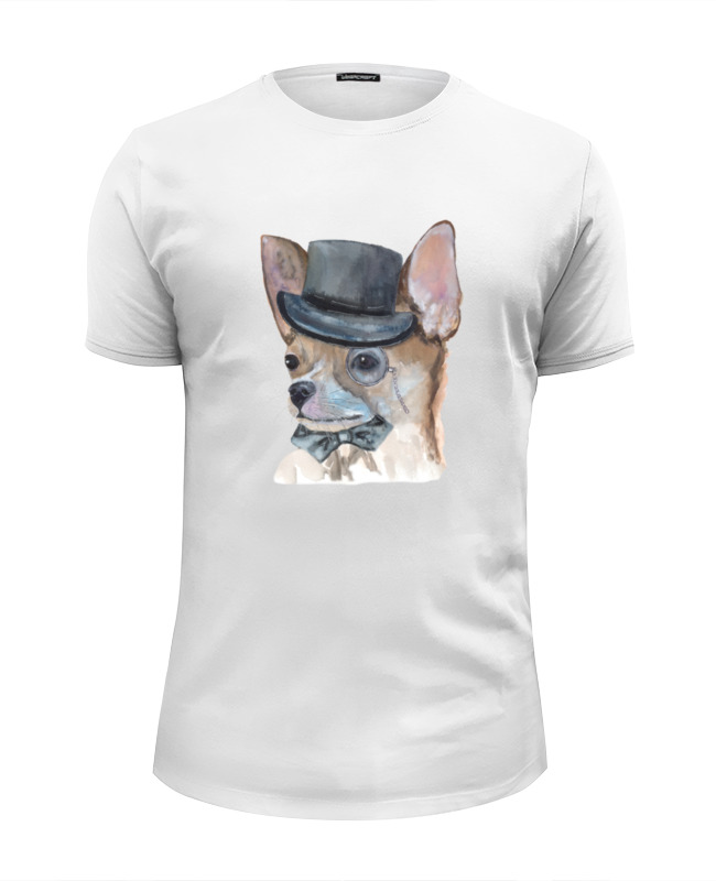 Printio Футболка Wearcraft Premium Slim Fit Джентльмен printio футболка wearcraft premium slim fit собака rat terrier