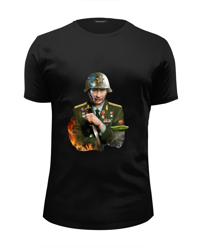 Printio Футболка Wearcraft Premium Slim Fit Путин солдат printio футболка wearcraft premium путин солдат