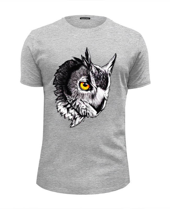 Printio Футболка Wearcraft Premium Slim Fit Owl gray printio футболка wearcraft premium slim fit owl gray