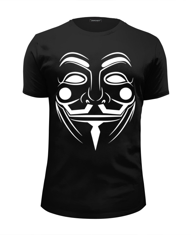printio футболка wearcraft premium slim fit anonymous Printio Футболка Wearcraft Premium Slim Fit Anonymous mask