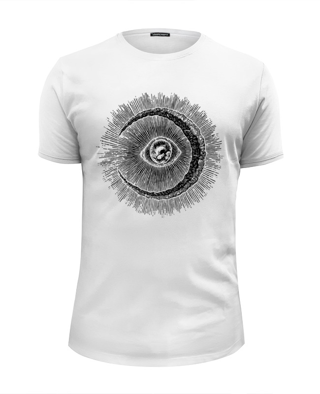 Printio Футболка Wearcraft Premium Slim Fit Death and the moon death on the moon