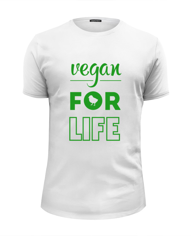Printio Футболка Wearcraft Premium Slim Fit Vegan for life printio футболка wearcraft premium slim fit среда не повод голодать