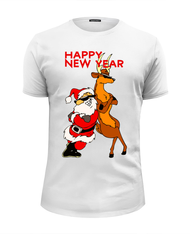 Printio Футболка Wearcraft Premium Slim Fit Happy new year printio футболка wearcraft premium slim fit happy new year