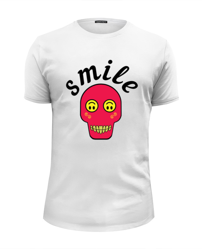 printio футболка wearcraft premium slim fit рф логотип Printio Футболка Wearcraft Premium Slim Fit Smile