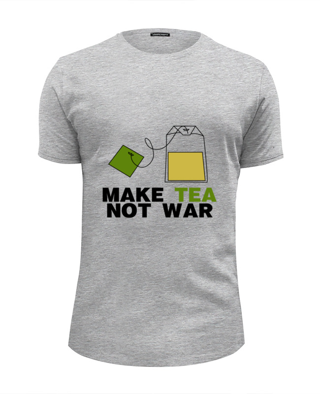 Printio Футболка Wearcraft Premium Slim Fit Make tea not war printio футболка классическая make tea not war