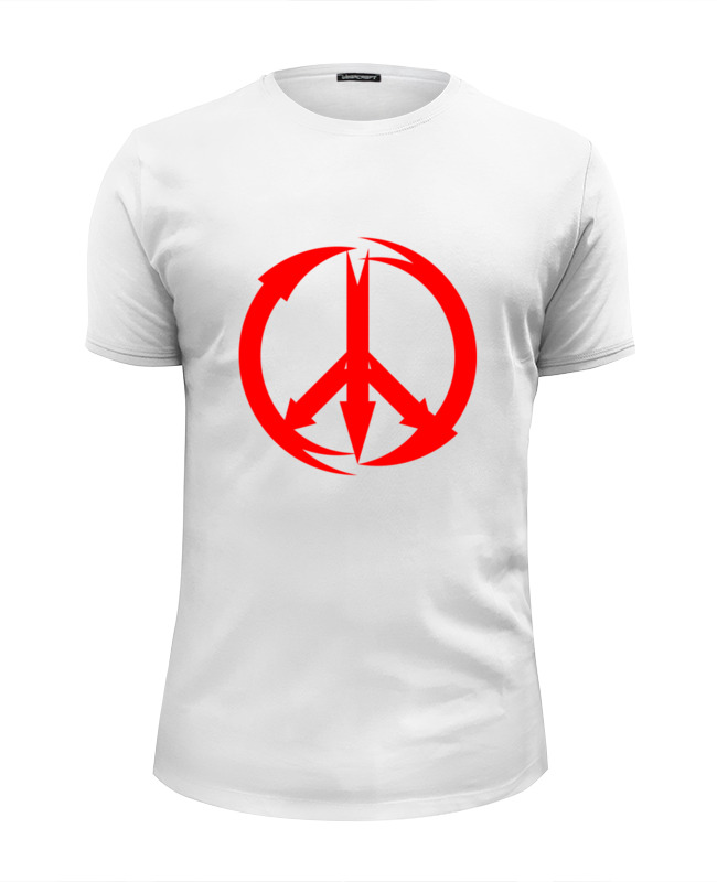 Printio Футболка Wearcraft Premium Slim Fit Символ мира