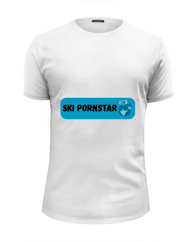 Printio Футболка Wearcraft Premium Slim Fit Ski pornstar printio футболка wearcraft premium slim fit ski ride