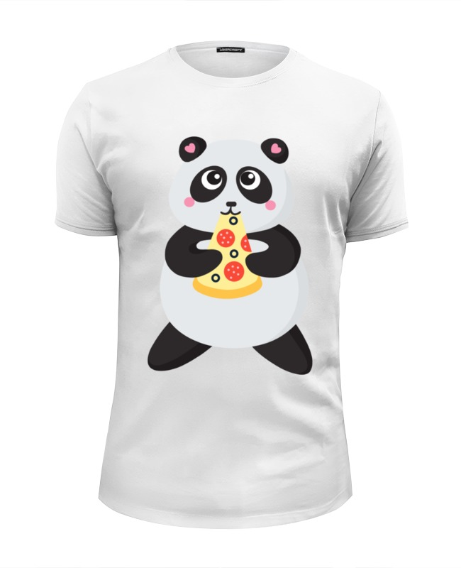 Printio Футболка Wearcraft Premium Slim Fit Панда обжора printio футболка wearcraft premium slim fit спящая панда
