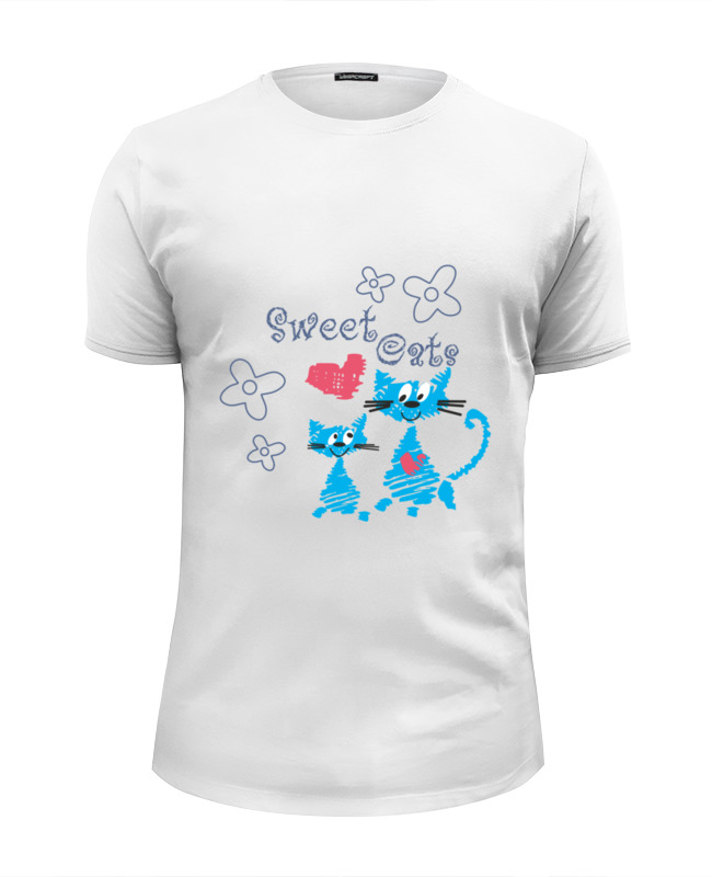 Printio Футболка Wearcraft Premium Slim Fit Sweet cats printio футболка wearcraft premium slim fit кот и кошка