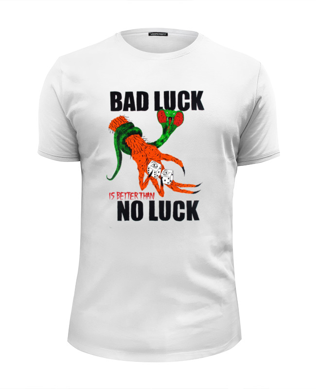 Printio Футболка Wearcraft Premium Slim Fit Bad luck printio футболка wearcraft premium slim fit bad luck