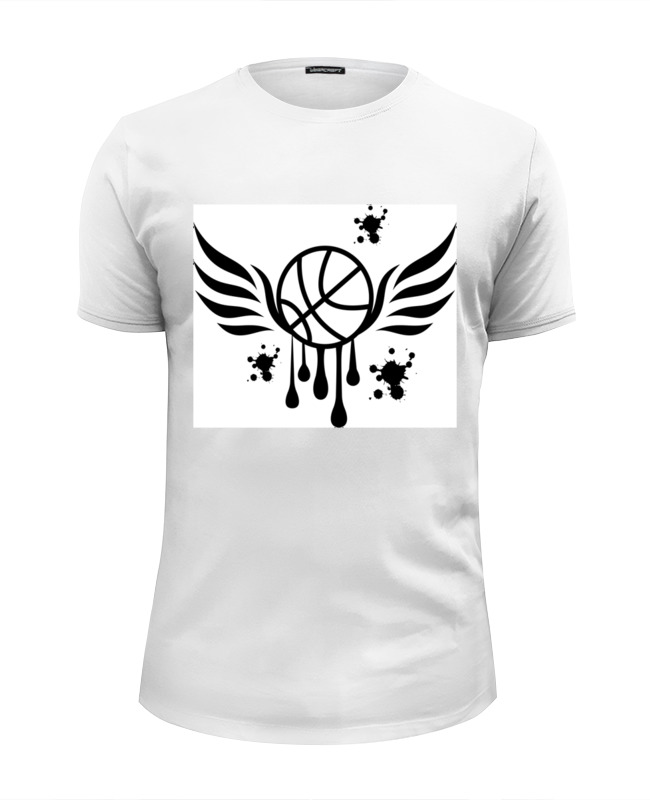 Printio Футболка Wearcraft Premium Slim Fit Баскетбольный мяч printio футболка wearcraft premium slim fit grunge skull