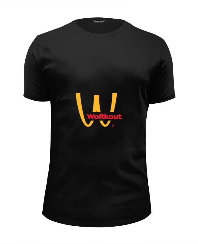 Printio Футболка Wearcraft Premium Slim Fit Workout mcdonalds printio футболка wearcraft premium workout mcdonalds