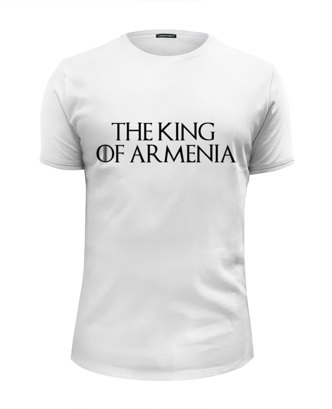 Printio Футболка Wearcraft Premium Slim Fit Король армении\the king of armenia printio футболка wearcraft premium slim fit король армении the king of armenia