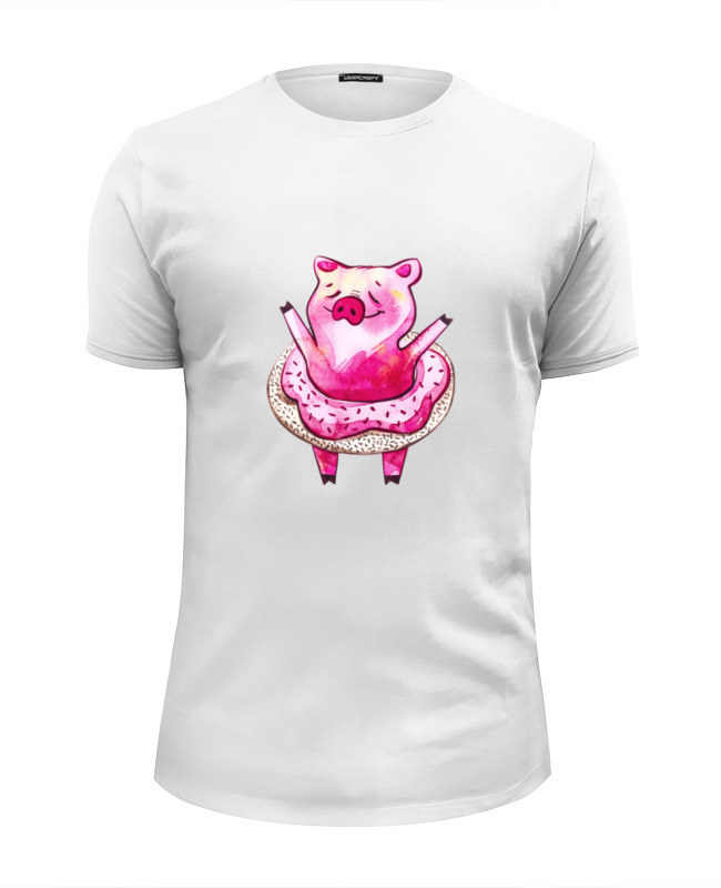 Printio Футболка Wearcraft Premium Slim Fit Свинка printio футболка wearcraft premium slim fit свинка