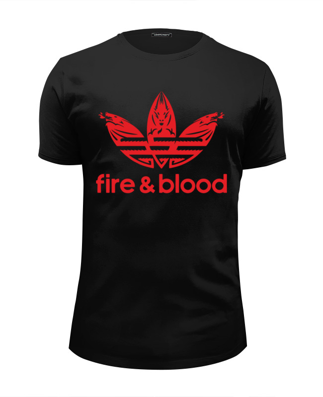 Printio Футболка Wearcraft Premium Slim Fit Fire and blood printio футболка классическая fire and blood