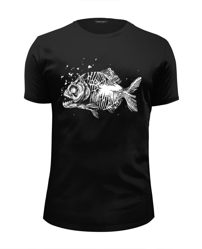 Printio Футболка Wearcraft Premium Slim Fit ⚠ хищные рыбы ⚠ printio футболка wearcraft premium slim fit ⚠никола тесла⚠