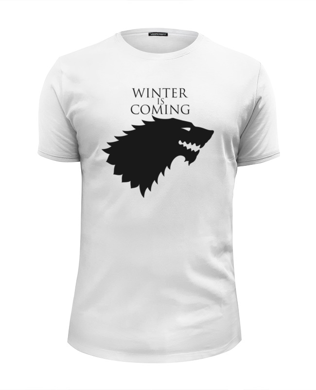 Printio Футболка Wearcraft Premium Slim Fit Winter is coming printio футболка wearcraft premium slim fit winter is coming