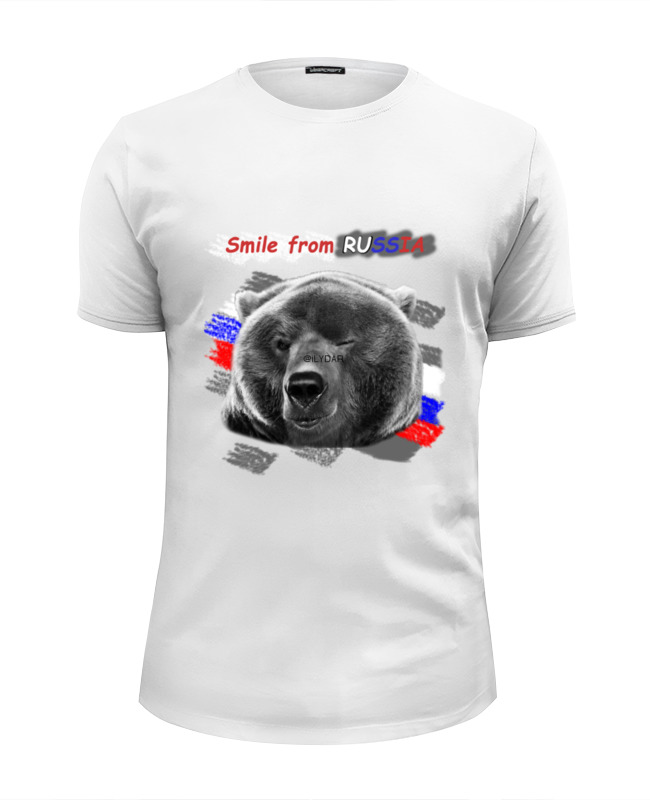 Printio Футболка Wearcraft Premium Slim Fit Smile frome russia printio футболка wearcraft premium slim fit skull smile
