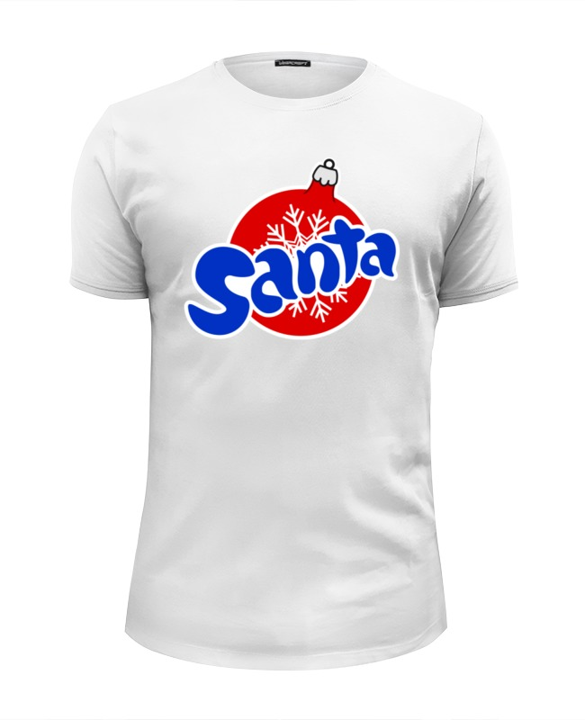 Printio Футболка Wearcraft Premium Slim Fit Santa