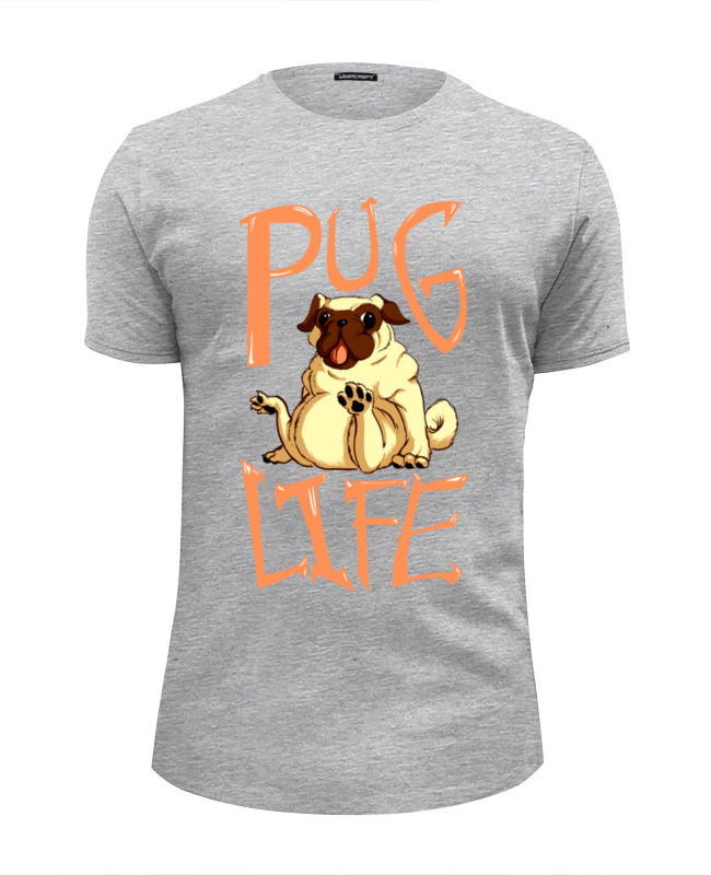 Printio Футболка Wearcraft Premium Slim Fit Pug life printio футболка wearcraft premium slim fit pug life