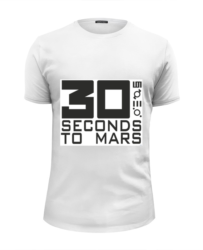 Printio Футболка Wearcraft Premium Slim Fit 30 seconds to mars