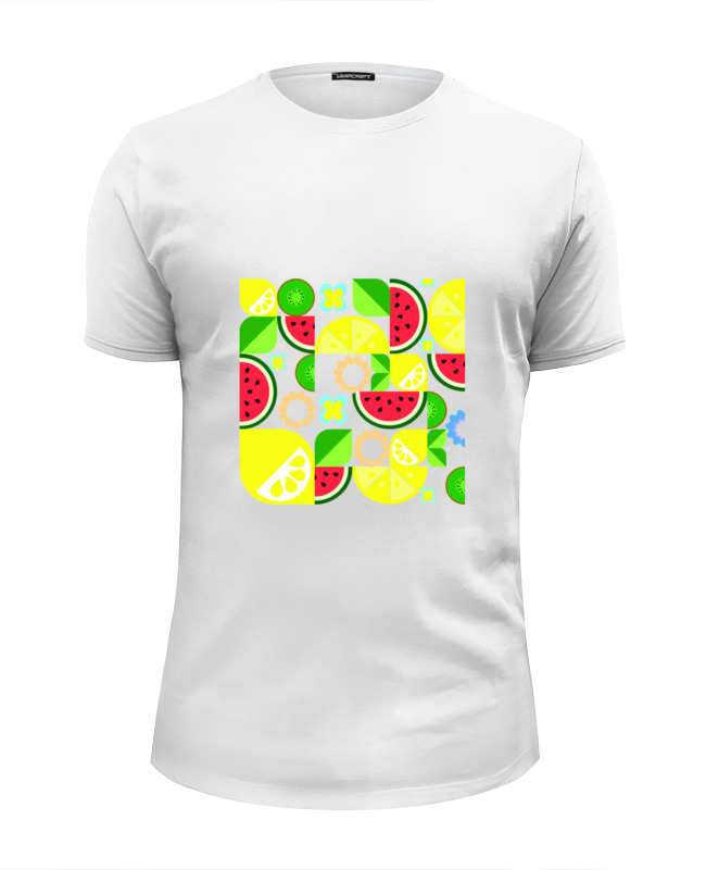 Printio Футболка Wearcraft Premium Slim Fit Летние фрукты printio футболка wearcraft premium slim fit летние фрукты
