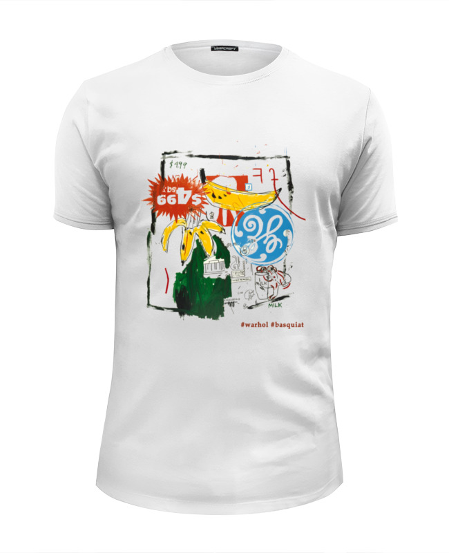 Printio Футболка Wearcraft Premium Slim Fit Warhol - basquiat printio футболка wearcraft premium slim fit basquiat