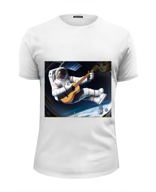 Printio Футболка Wearcraft Premium Slim Fit Русский космонавт printio футболка wearcraft premium slim fit космонавт астронавт