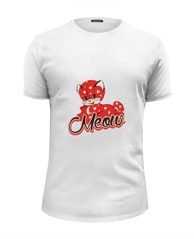 Printio Футболка Wearcraft Premium Slim Fit Котенок мяу