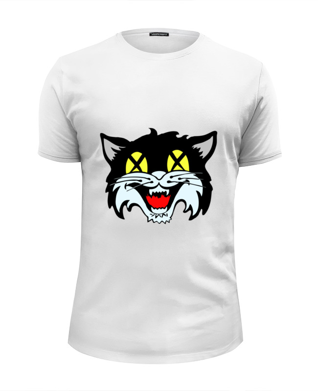 printio футболка wearcraft premium slim fit кот cat Printio Футболка Wearcraft Premium Slim Fit Кот (cat)
