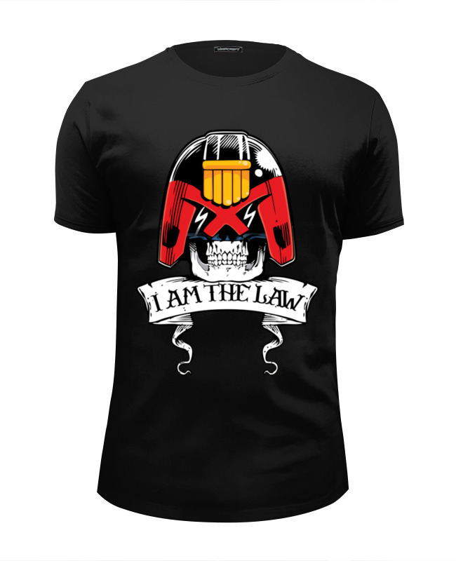 Printio Футболка Wearcraft Premium Slim Fit Судья дредд