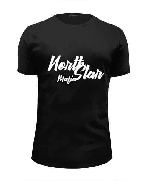 Заказать мужскую футболку в Москве. Футболка базовая North Star Mafia от northstarshop@mail.ru - готовые дизайны и нанесение принтов.