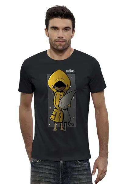 Заказать мужскую футболку в Москве. Футболка базовая ◈Little Nightmares◈ от balden - готовые дизайны и нанесение принтов.