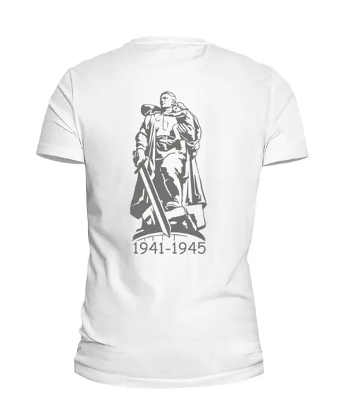Заказать мужскую футболку в Москве. Футболка базовая Неизвестный солдат от Oleg Belenitsa - готовые дизайны и нанесение принтов.