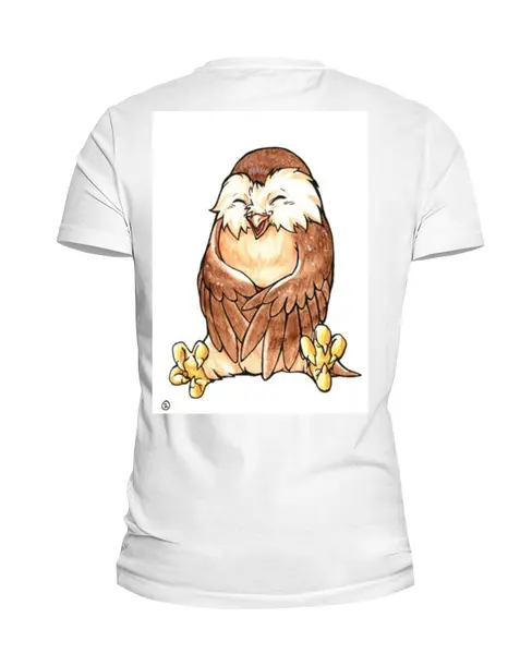 Заказать мужскую футболку в Москве. Футболка базовая совы от Анюта - готовые дизайны и нанесение принтов.