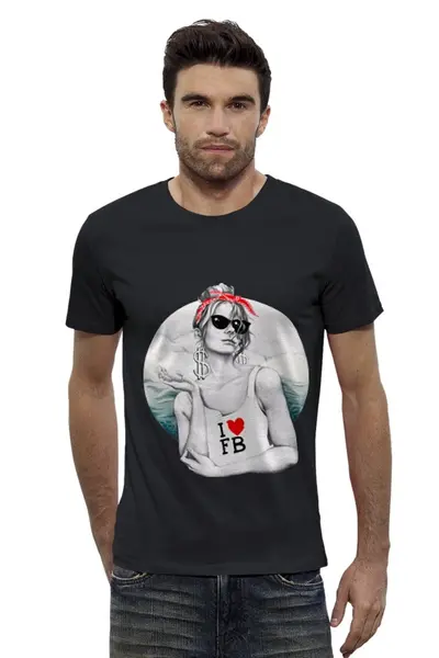 Заказать мужскую футболку в Москве. Футболка базовая Hipster wom от Printio - готовые дизайны и нанесение принтов.